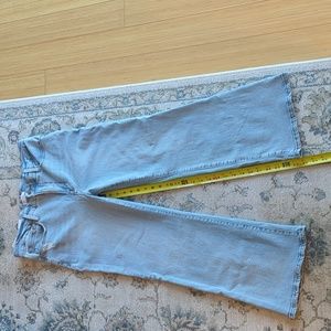 Good American Mini Bootcut Jeans